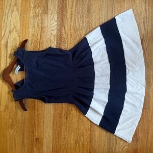 Navy blue mini dress